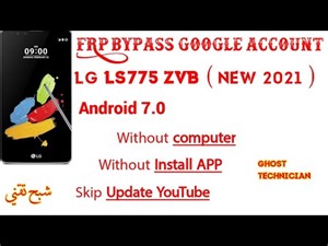 How to Bypass FRP LG LS775 ZVB Google Account Without PC OR Install APP