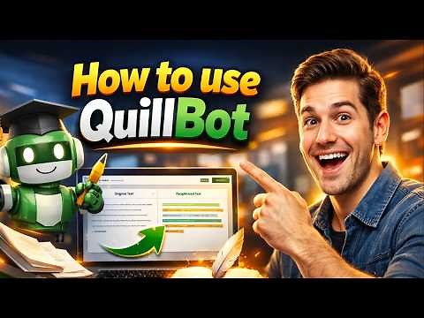 How to use QuillBot | QuillBot - AI Paraphrasing Tool | Save time & improve writing Instantly