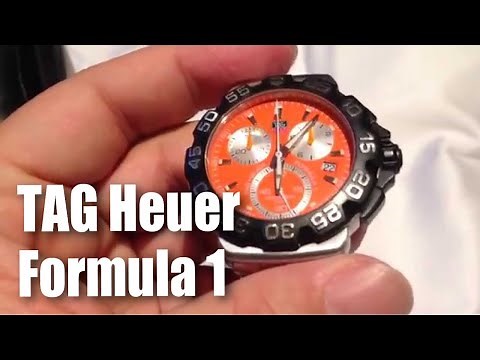 Orange TAG Heuer Formula 1 Quartz Chronograph Watch Review