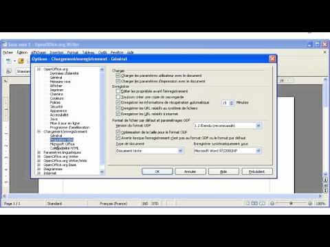 Comment enregistrer un document open office en.doc