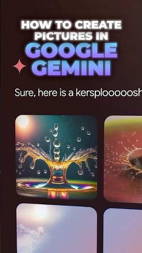 How to create images in Google Gemini