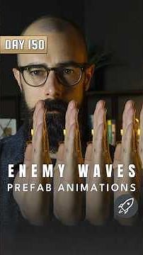 Day 150: Animated Enemy Wave in Unity 💥 Using Prefabs + Timeline (Viper Enemies)