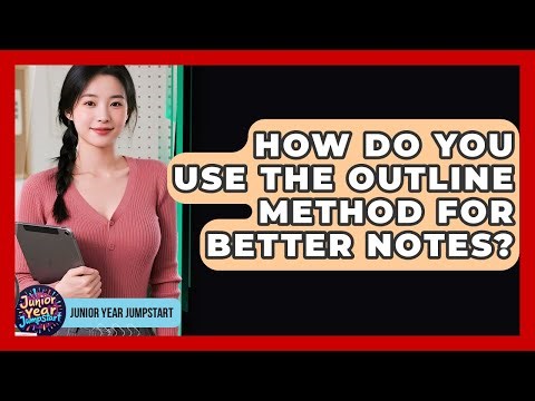 How Do You Use The Outline Method For Better Notes? - Junior Year Jumpstart