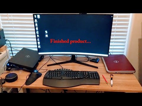 Samsung 32 Inch Curved Monitor - Setup and Screen Splitting
