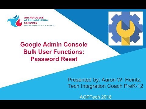 Google Console Bulk Password Reset