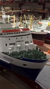 Ferry impressive! The Hull ships being built by a model maker in lockdown. 🌊 🛳️ 🧰 Read more here: https://bbc.in/3ozfs5n | BBC East Yorkshire