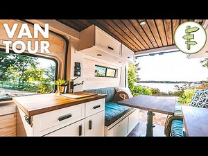Stunning Modern Camper Van Conversion | VAN LIFE TOUR