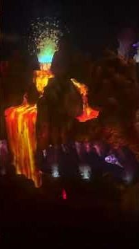 Finding Nemo jellyfish and volcano