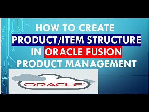 How to create Item structure in Oracle Fusion product Management Item Structure setup| Cloud ERP