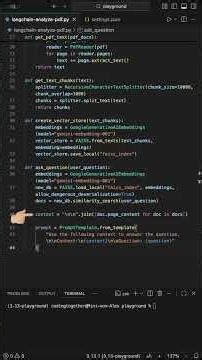 LangChain RAG App in Python – Chat with any PDF | Tutorial