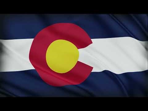 Colorado State Flag – 1 Hour Loop | US State Flags Series
