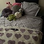 Bedsure Oversized Queen Comforter Set - 7 Pieces Reversible Navy Bedding, Oversized Queen Size Bed Set for All Seasons, Bed in a Bag with Down Alternative Comforter, Sheets, Pillowcases & Shams