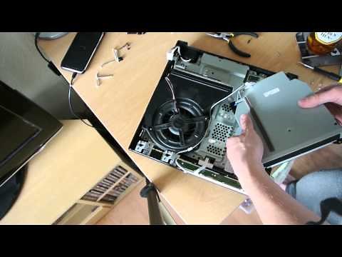Fixing PS3 Slim reading not reading Blu Rays fault - dismantling and laser cleaning