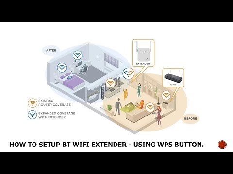 How to Setup BT WIFI Extender - Using WPS Button.