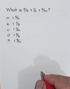 Napolcom exam question / Numerical / addition of fraction #NAPOLCOM2025 #NAPOLCOM | Arturo Infornon Malag Jr.