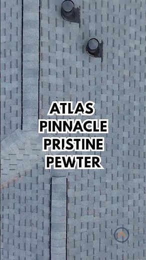 Atlas Pinnacle Pristine Pewter Shingles #shingles #shinglecolor #atlas s