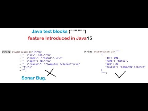 After Java 15, how do you write multiline text in Java || Java 15 Feature