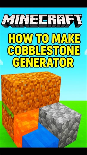 Minecraft Cobblestone Generator Tutorial | Beginner Friendly
