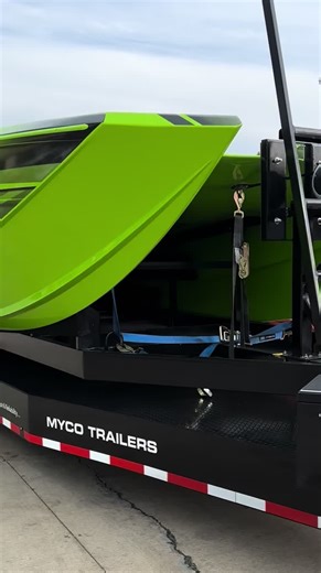 It’s not just about getting your boat from A to B. MYCO trailers have engineered support, balanced load, and built-for-purpose construction. Where would you tow this setup? #pullitinstyle