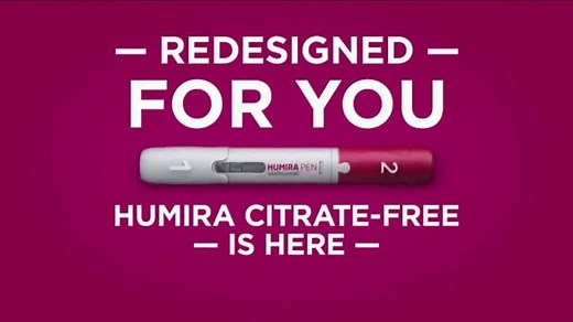 HUMIRA Pen TV Spot, 'Citrate-Free'