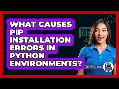 What Causes Pip Installation Errors In Python Environments? - Next LVL Programming