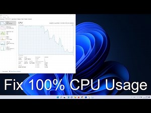 How to Fix a 100% CPU Usage in Windows 11
