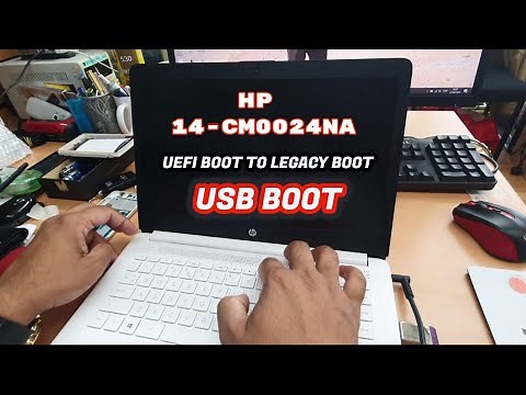 HOW TO ENABLE USB BOOT | HP 14-CM0024NA
