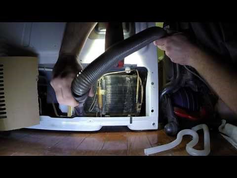 GE Fridge Condensor Coil Clean