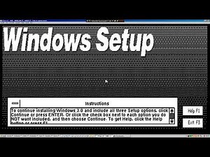 Installing & Using Windows 3.0 on the 8088 CPU @ 4.77 MHz! (using PCem)