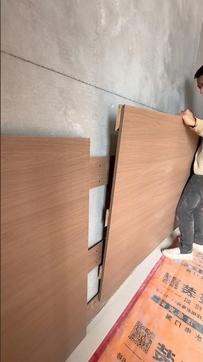 Wooden Headboard Wall Panel Installation | Modern Bedroom Interio