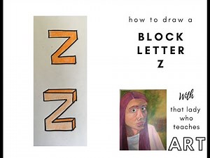 How to Draw a Block Letter Z