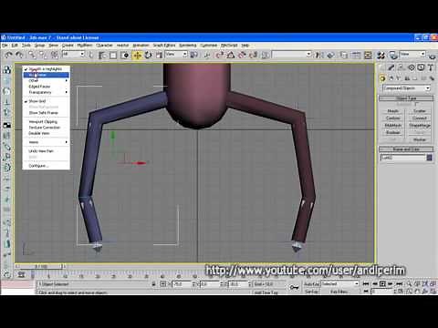 3ds Max Bones Skin Animation [SpideR]