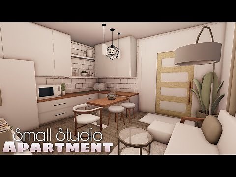 ROBLOX BLOXBURG: Small Studio Apartment | speedbuild + tour ♡
