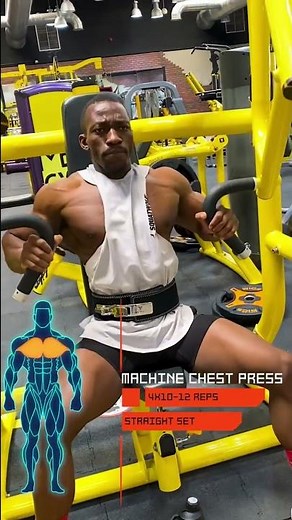 MACHINE CHEST PRESS (muscles worked)