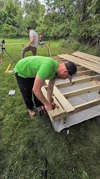 Building Floating Deck | part 2 Install Decking