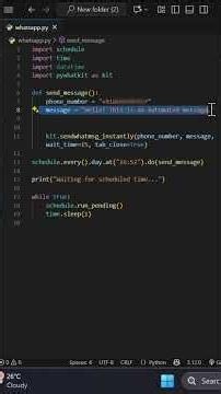 Whatsapp Automation | Schedule Message send automatically