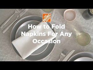 How to Fold a Napkin 11 Ways