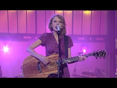 Taylor Swift - Back To December (Live on Letterman)