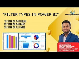 Power BI Filters in 5-minute explanation: Visual, Page & All Pages | Beginner to Pro Tutorial
