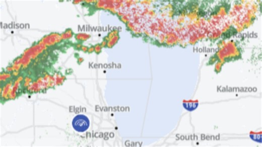 Chicago weather radar: Track strong, severe storms ahead of morning commute