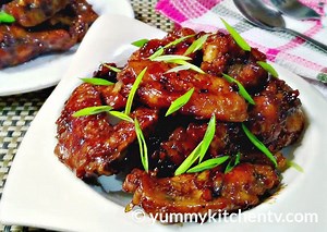 Coca Cola Chicken Wings - Yummy Kitchen