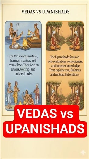 “Vedas vs Upanishads Explained