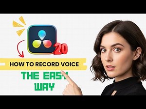 How to Record Voice in Davinci Resolve 20 (Step-By-Step)