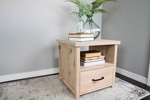 How To Build A Side Table With Storage