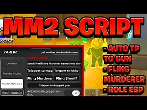 [BEST OP] Murder Mystery 2 Script Pastebin - (ROBLOX) *Fling All & Auto TP To Gun*