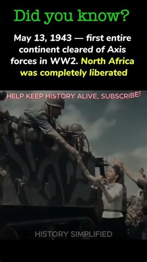 Shocking Moment North Africa Was Liberated || WW2 #shorts #ww2 #ww2 #history