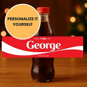 DIY Editable Custom Coke Bottle Label | Personalized Cola Label Template, Canva Editable Drink Wrap, Party Favor, Unique Gift Label - Etsy
