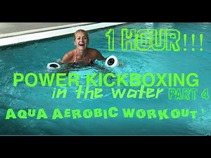 Aqua Aerobic: Kickboxing in the water part 4