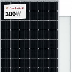 Canadian Solar 300W Solar Panel 60 cell CS6K-300MS-T4 Monocrysralline Silver - A1 SolarStore