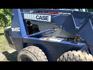 How to install a fuel filter on Case 1845C skid steer Cummins Diesel engine